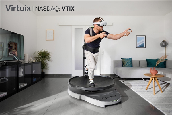 告别原地瞬移！Virtuix 360度全向跑步机加入Made for Meta计划